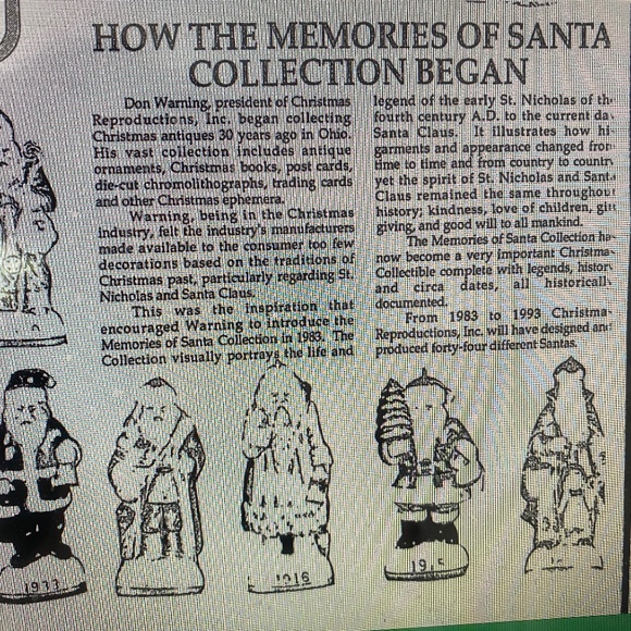 Christmas Reproductions I 1885 Kris Kringle #8436 I Memories of Santa Ornament - Picture 15 of 16